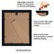 Americanflat Black Picture Frame with Shatter-Resistant Glass - Classic Molding with Black Mat and White Trim